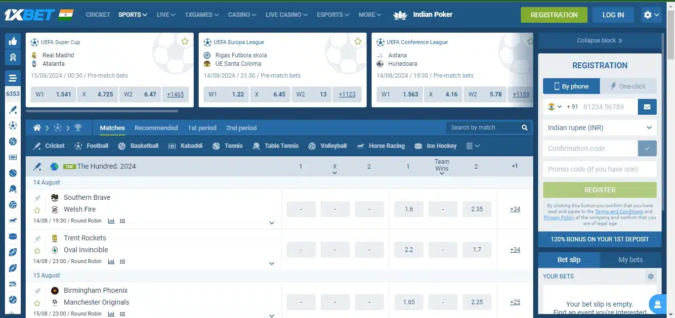 1xBet screenshot 3