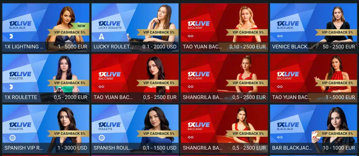 1xCasino screenshot 4