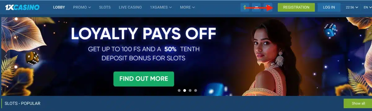1xCasino screenshot 6