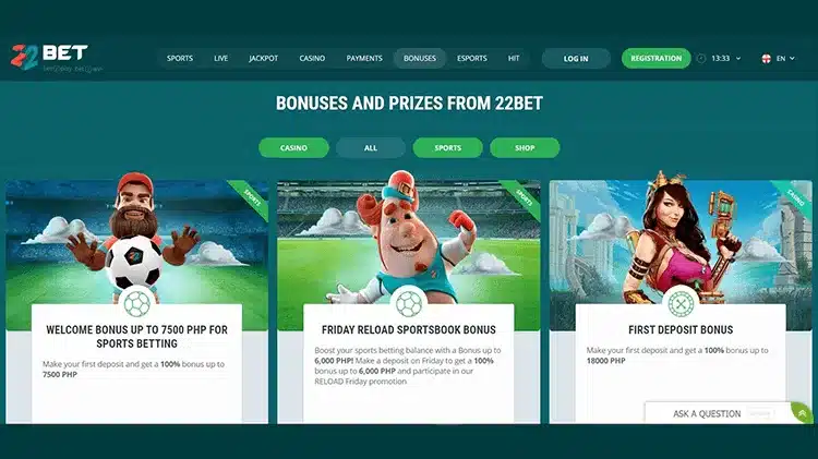 22Bet screenshot 4