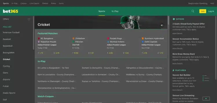 Bet365 screenshot 3