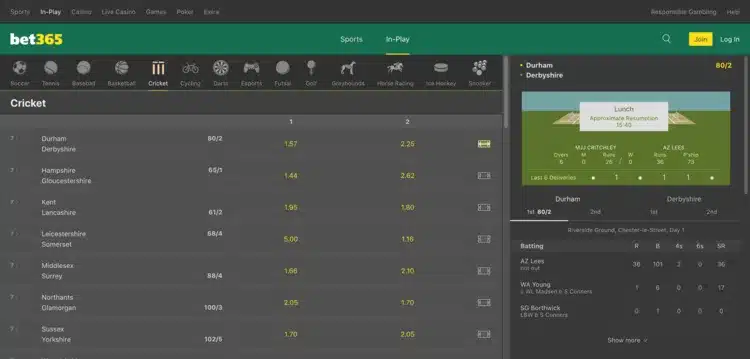 Bet365 screenshot 4