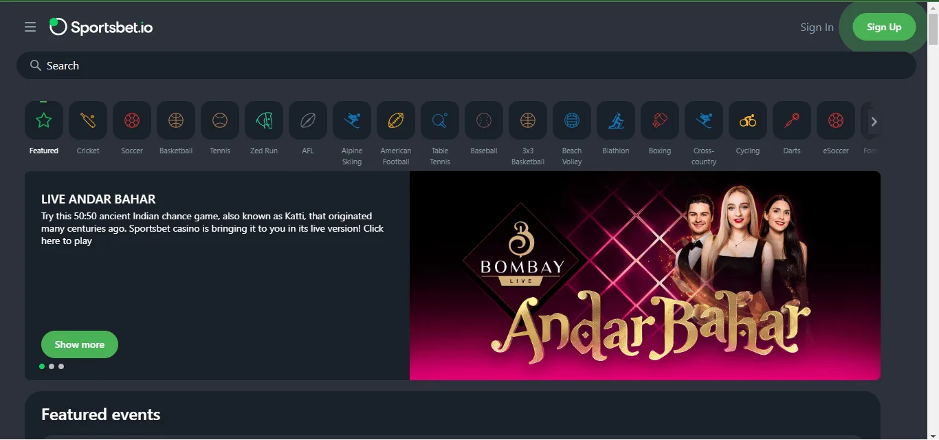 BitCasino screenshot 1