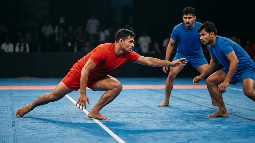 How many players are there in kabaddi? Team sizes and full court measurements