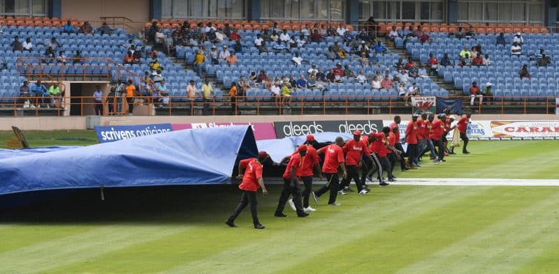 Windies and England third ODI abandoned due to rain