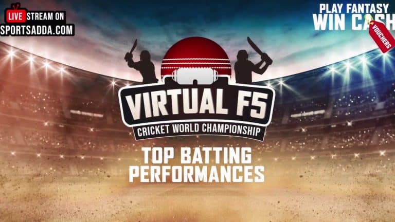 Virtual Five5 Cricket World Championship | Top Batting Performances | Day 2
