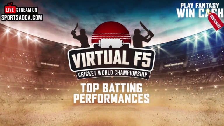 Virtual Five5 Cricket World Championship | Top Batting Performances | Day 4