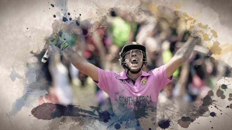 AB de Villiers en route fastest 100 in ODI history
