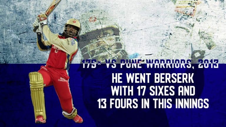 Top five innings of Chris Gayle