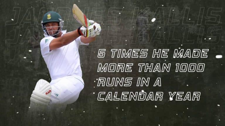 Jacques Kallis | The greatest all-rounder in cricket