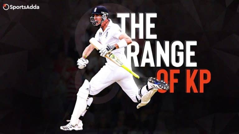 The batting range of Kevin Pietersen