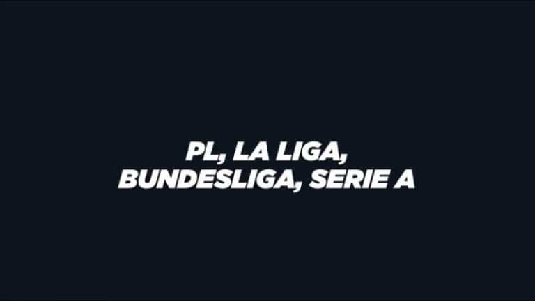 Football Tune-in: PL, La Liga, Bundesliga and Serie A