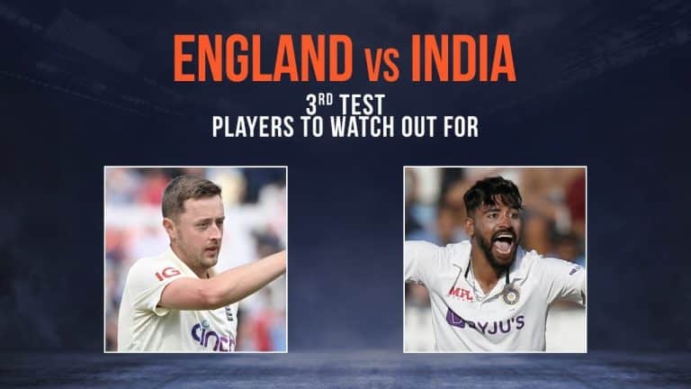 Siraj vs Robinson – Battle of the pacers | England vs India – 3rd Test