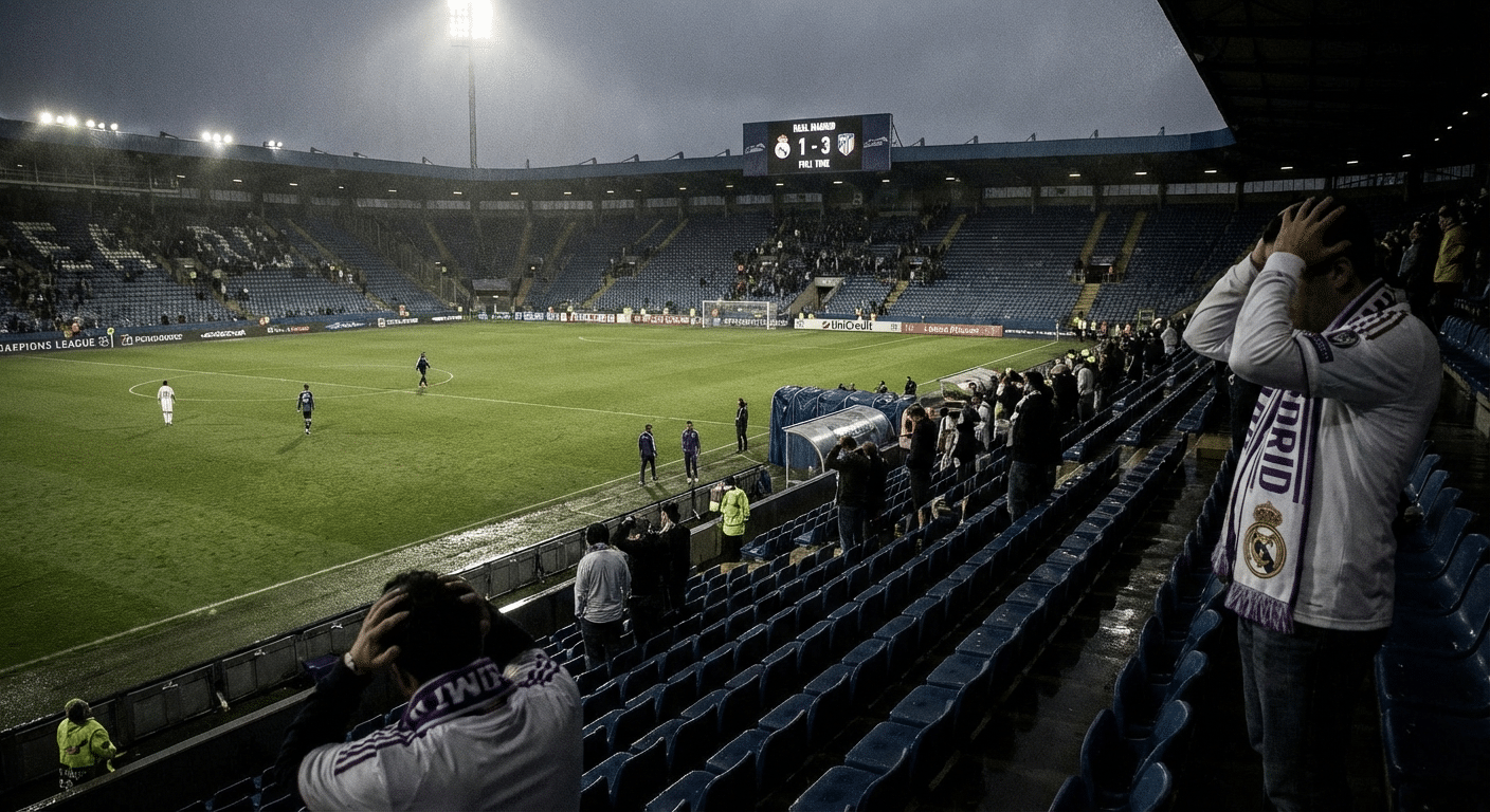 Real Madrid stunned by Getafe as La Liga title race swings toward Barcelona
