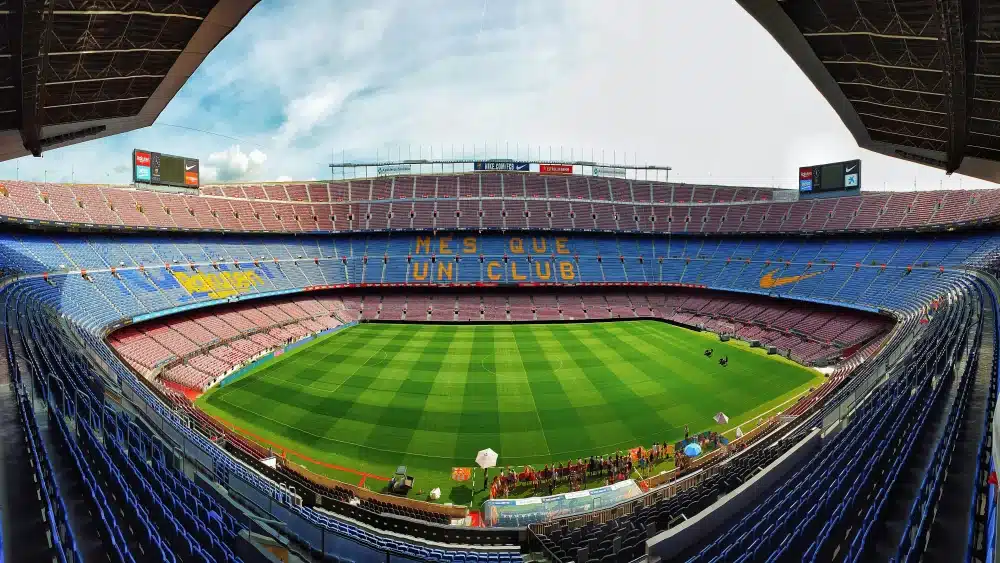 Barcelona football stadium