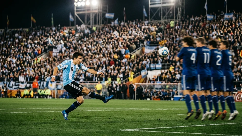 Messi’s late free-kick caps Argentina’s perfect group as they see off Jordan