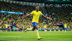 Cunha brace and Vinicius send Brazil top of Group C as Haiti go out