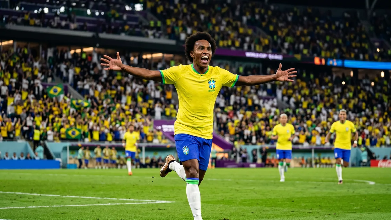 Vinícius double sends Brazil top of Group C and into the last 32