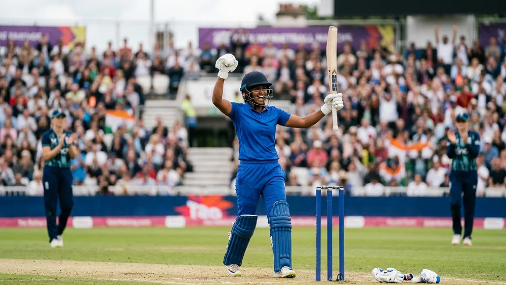 Deepti’s five-for caps Mandhana’s 68 as India rout Pakistan by 64 runs