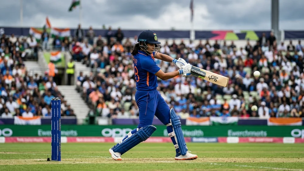 Richa Ghosh’s blazing 68 falls five runs short as England edge India in final warm-up