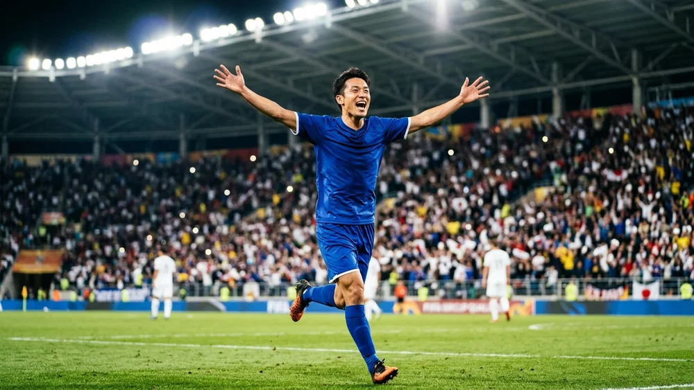 Ueda&#8217;s brace fires Japan past Tunisia and to the brink of the last 32