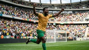 Mokoena&#8217;s late penalty earns South Africa a 1-1 draw with Czechia in Atlanta