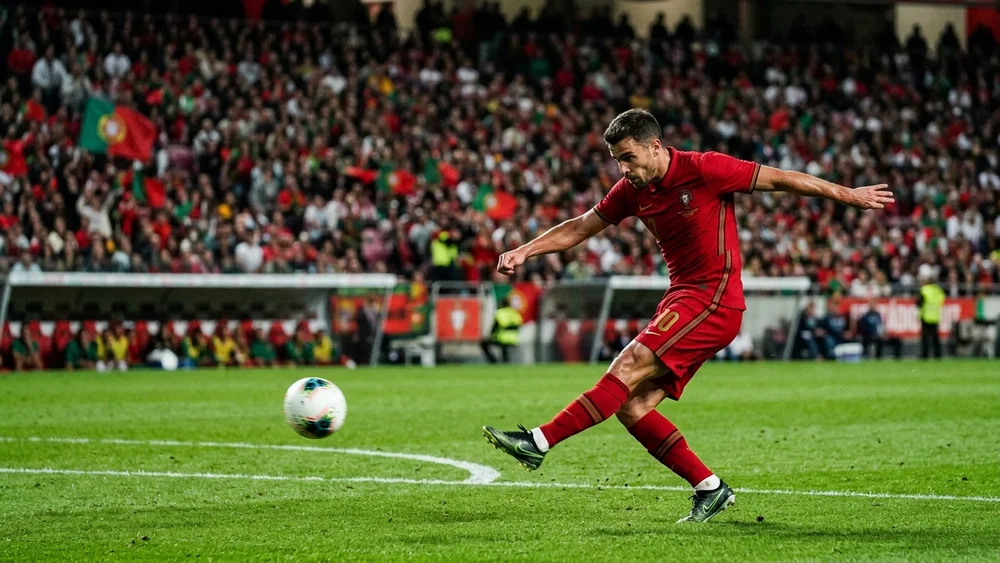 Guedes and Bruno earn Portugal a 2-1 win over Chile after Ronaldo’s half-time exit