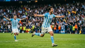 Argentina score three in 13 minutes to stun Egypt and reach the quarter-finals