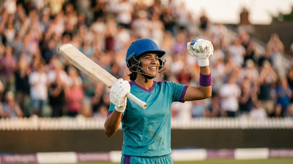 Mandhana’s unbeaten 88 drags Manchester Super Giants out of 71 for 5 at Headingley