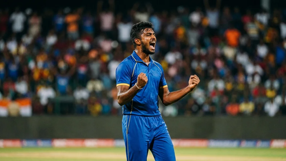 Wellalage’s three in eight balls sends Jaffna top of the LPL