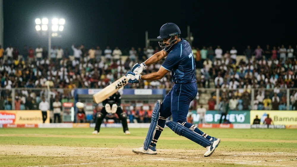 Chaturved’s 121 off 47 chases down 240, and Kovai Kings’ 239 counts for nothing