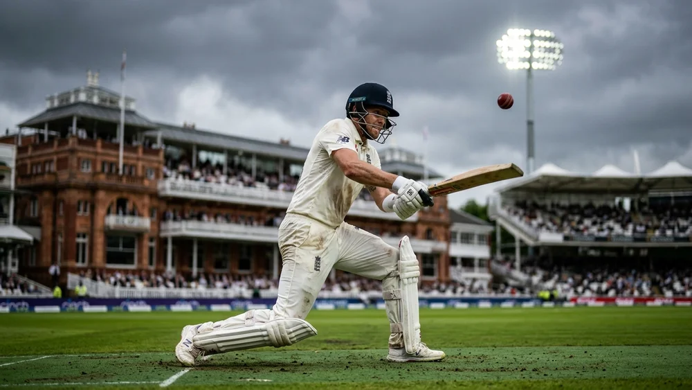 Only 24.5 overs were possible at Lord’s, and England still went 357 ahead