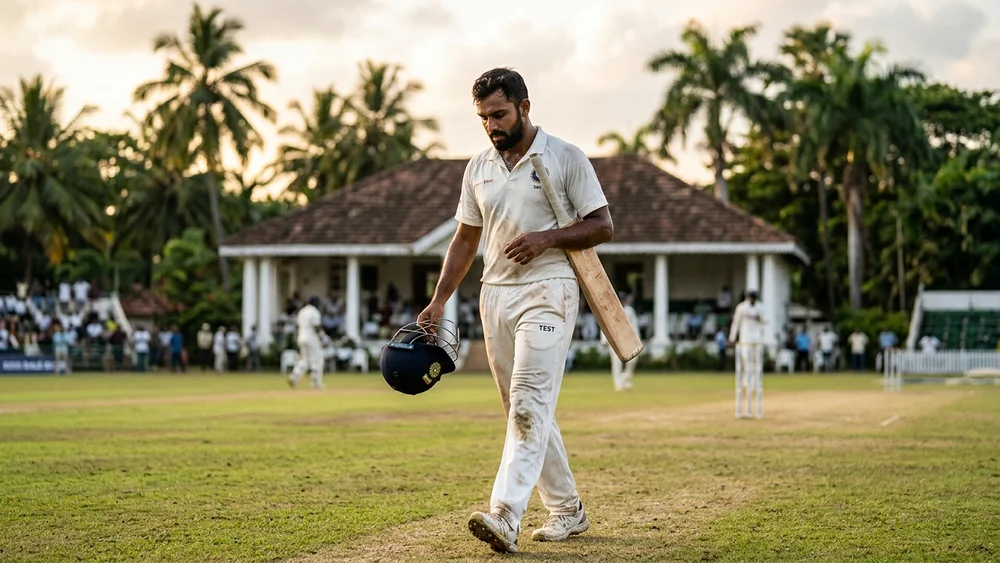 Sri Lanka go to Colombo without three first-choice batters, and one is out because of a rule