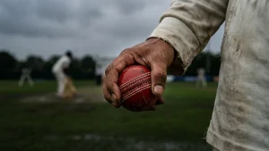 Sri Lanka lost two wickets in three overs, and the umpires stopped play for bad light one ball later