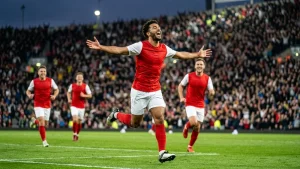 Arsenal conceded after 77 seconds, and it is still the only goal they have let in