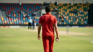 Oman were 5 for 3 in the third over, and Hong Kong&#8217;s 121 was enough by 41 runs