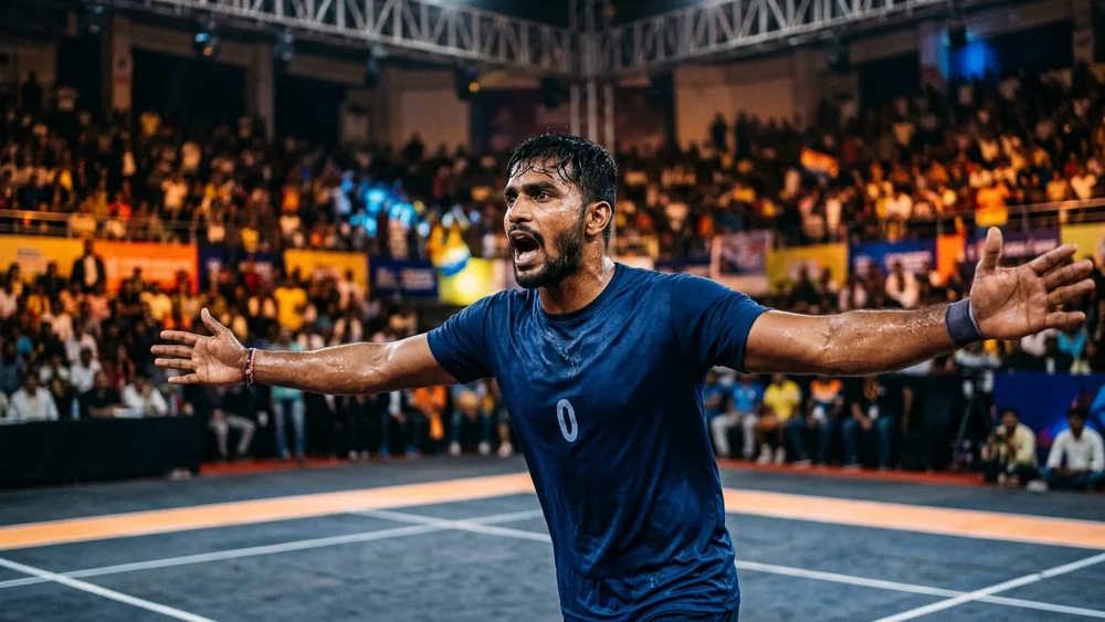 Thailand put India all out once, and still lost the kabaddi semi-final 66-28