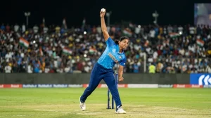 Pakistan made 55 in 18.1 overs, and India&#8217;s three spinners took eight of the wickets for 21