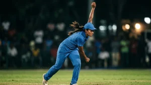 Kranti Gaud took the first wicket of the Asia Cup final, and the ICC has fined her for how she celebrated it