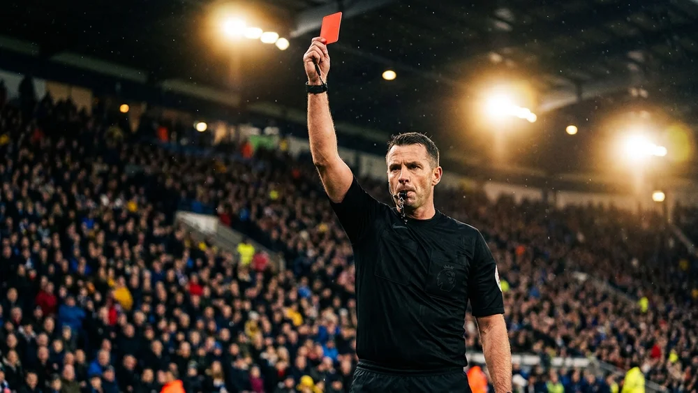 City played 67 minutes with ten men, and the refereeing body says the winner should have been reviewed