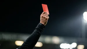 Lenglet&#8217;s first booking was a foul on Froholdt, and Froholdt scored the goal that beat ten-man Benfica