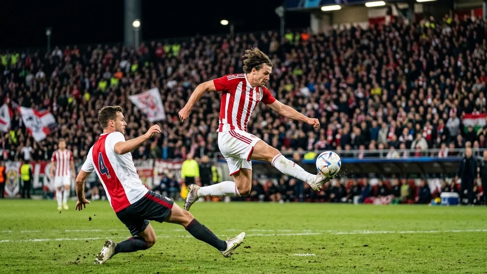 PSV had not won at Ajax since 2022, and a defender’s first start ended it