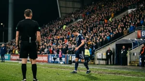 Scotland played 80 minutes with ten men, and Switzerland won 3-0 on Pocognoli&#8217;s first night at Hampden