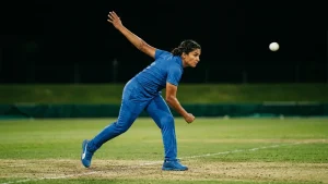 India chased 56 in 8.4 overs to finish the group, and Bangladesh are next