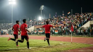 Kerala Blasters brought a five-man defence to Guwahati, and Ajaraie&#8217;s double put NorthEast United top of the ISL