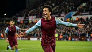 Alysson won a penalty and made the third, and Aston Villa have three wins from three in the Champions League