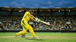 South Africa were 45 short of par when the rain came, and Australia took the last ODI in Potchefstroom