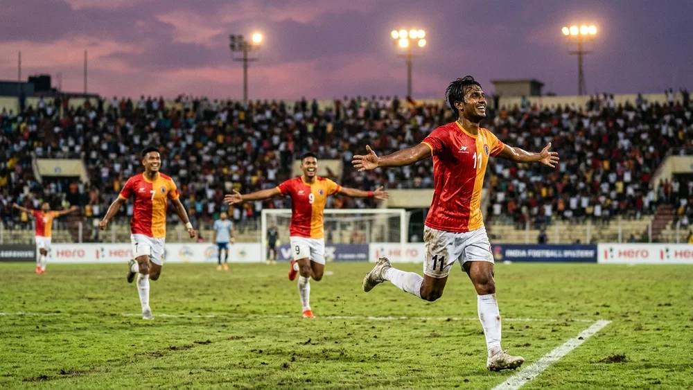 Dani Ramírez scored inside two minutes, and Bipin Singh’s late double gave East Bengal a 4-0 win over Churchill Brothers