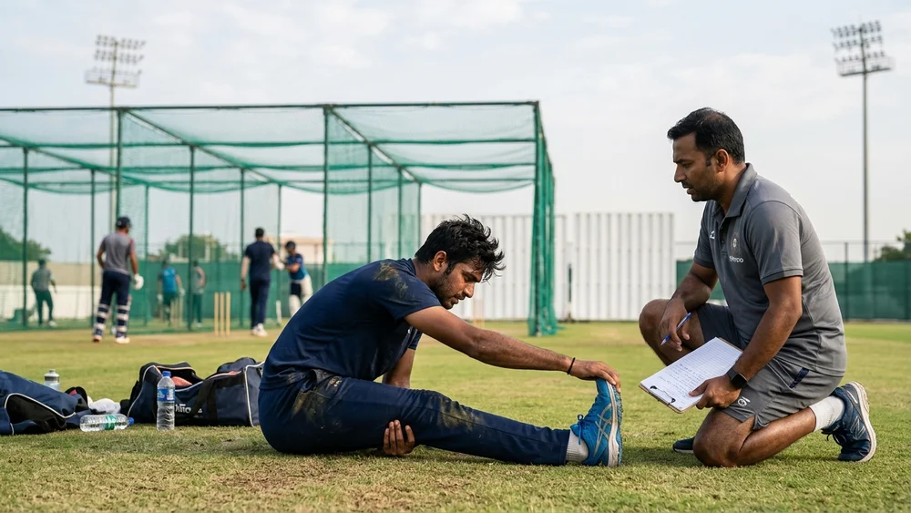 Prasidh Krishna lasted five overs in Guwahati, and his hamstring is one reason India’s New Zealand ODI and Test squads are still unnamed