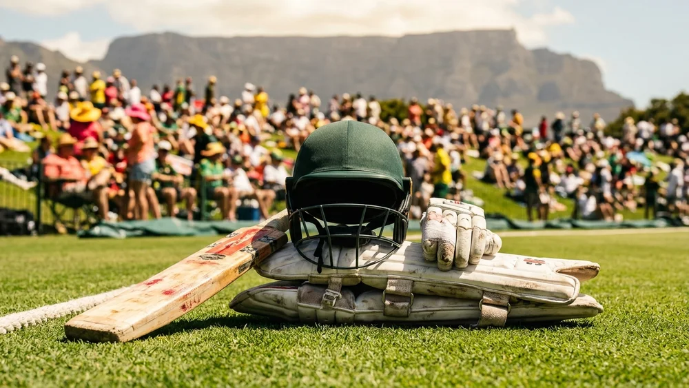 Josh Inglis is batting with a broken finger in a splint, and his unbeaten 85 has Australia ahead in the Newlands decider